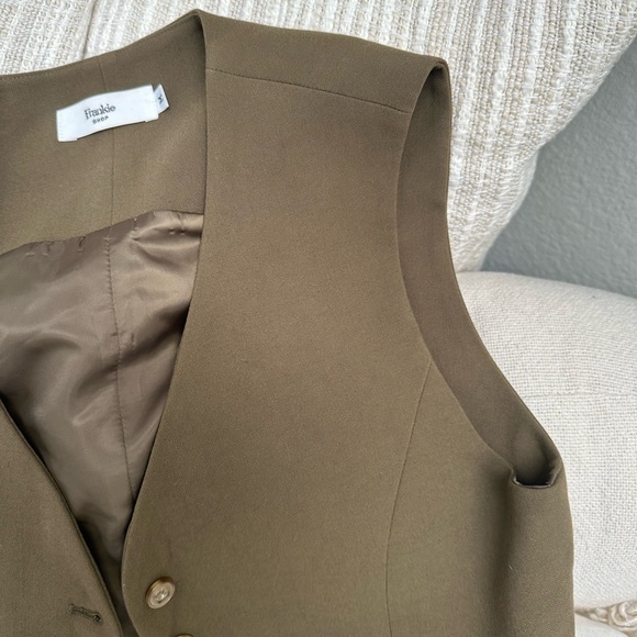 The Frankie Shop Brown vest size M - Picture 6 of 11